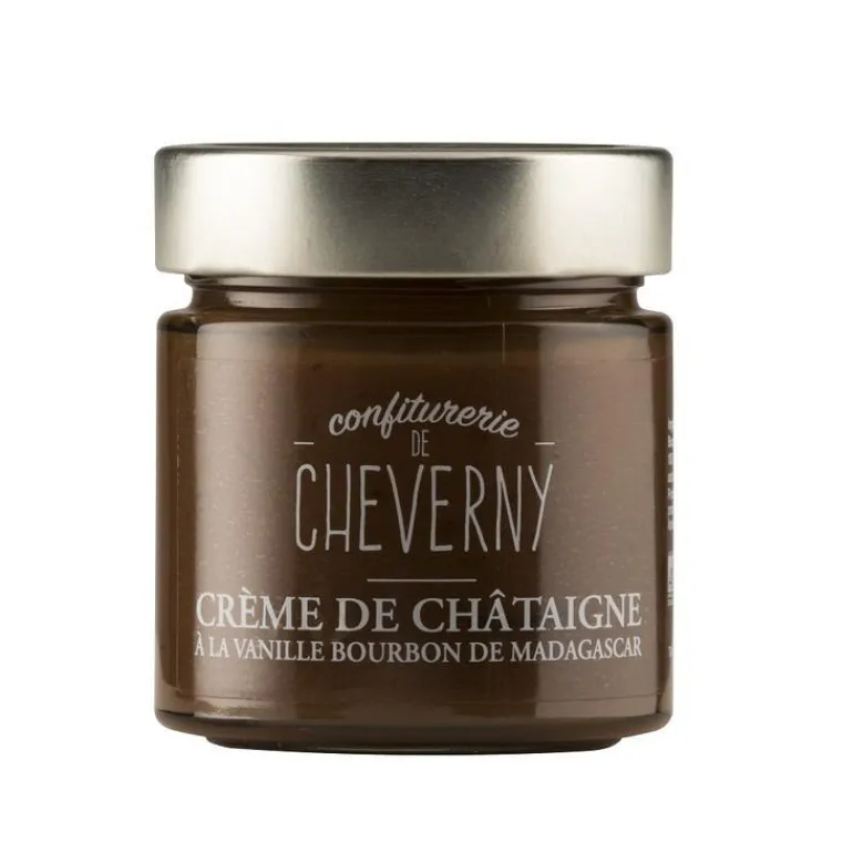 Online CONFITURERIE DE CHEVERNY Crème de chataîgne et vanille de madagascar bio Cheverny confitures - 280 g