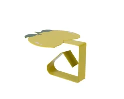 Hot KAEMINGK Crochet de nappe citron coloris jaune en dolomite - 16 x 12 x 6 cm