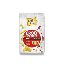 Sale GRILLON D'OR Croq soufflé maïs cacahuète bio Grillon d’or - 90 g
