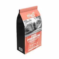 Clearance HAYS Croquette pour chat adulte stérilisé au saumon light Pure Premium - 6 kg
