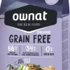 New OWNAT Croquette pour chat adulte stérilisé Grain Free au poisson - 1 kg