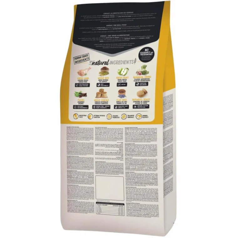 New OWNAT Croquette pour chien adulte à l'agneau Lamb & Rice - 4 kg