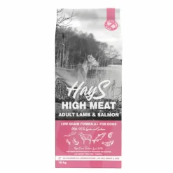 Clearance HAYS Croquette pour chien adulte à l'agneau et au poisson High Meat - 12 kg