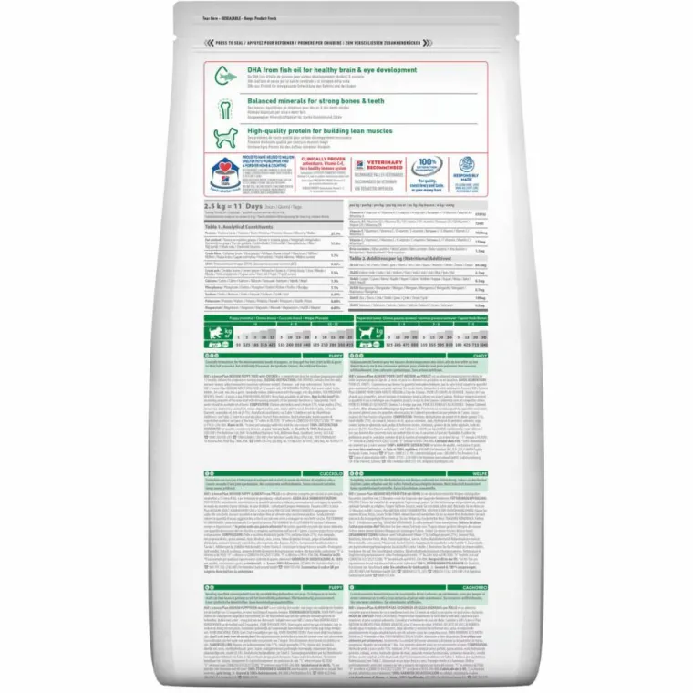 Outlet HILL'S Croquette pour chiot au poulet - 12 kg