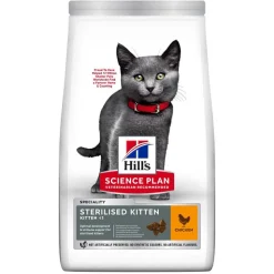 Clearance SCIENCE PLAN Croquettes pour chaton stérilisé Hill's Kitten Sterilised - 1,5 kg