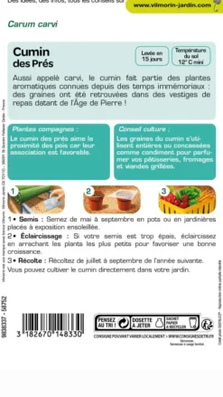 Best VILMORIN Cumin des Près - graines à semer