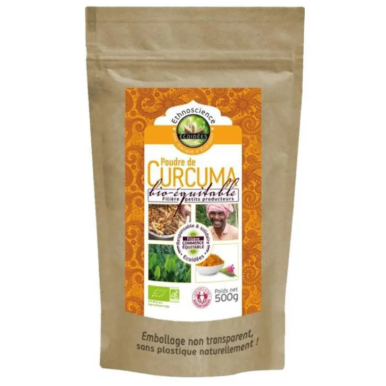 Online ETHNOSCIENCE Curcuma en poudre Bio - 500 g