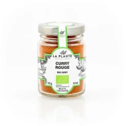 New LA PLANTE Curry Rouge pot verre 45g
