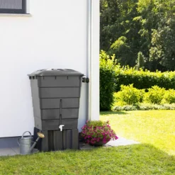 Online GRAF Cuve rectangulaire avec couvercle gris graphite – 300 L