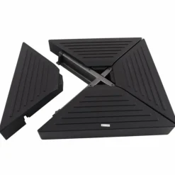 New Dalle de parasol lestable avec roues, MWH - 130kg