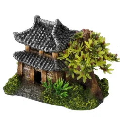 Outlet EUROPET Décor d’aquarium en polyrésine maison d’Asie