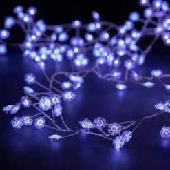 Clearance BLACHÈRE ILLUMINATION Décoration flocon avec grappe micro LED blanc pur coloris blanc