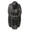 Online SEDA Décoration pour jardin aquatique coloris noir en pierre reconstituée figurine humaine SAD Instens - 30 cm