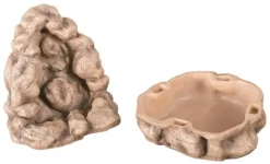 Best TERRATLANTIS Décoration pour terrarium coloris beige Fontaine Cascade - 21 x 20,5 x 23,5 cm