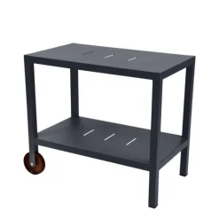 FERMOB Desserte en acier et aluminium coloris carbone Quiberon - 90 x 50 - 75 cm