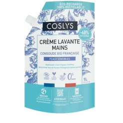 Online COSLYS Doypack crème lavante mains consoude bio française - 1 L