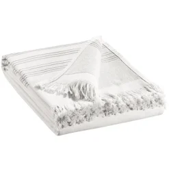 New VIVARAISE Drap Hammam Cancun neige 180x90 cm