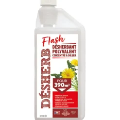Best EVERGREEN Désherbant concentré Desherb'Flash Polyvalent Fertiligène - 900 ml