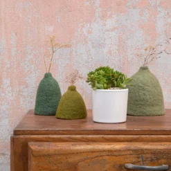 Clearance BOTANIC® Echeveria mix pot émaillé Ø10xH15 cm