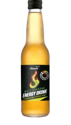 Clearance VITAMONT Energy Drink clémentine citron vert Bio en bouteille de verre - 33 cl