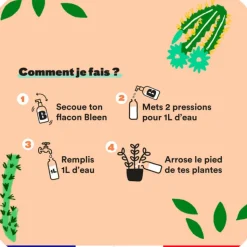 New BLEEN Engrais cactus & succulentes liquide naturel - 450 mL