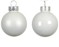 Sale KAEMINGK Ensemble de 16 boules en verre émaillé et mat blanc d’hiver - Ø 3,5 cm