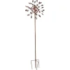 Outlet SMART GARDEN Eolienne solaire Breeze coloris marron en métal Smartgarden - 215 x 58 x 25 cm