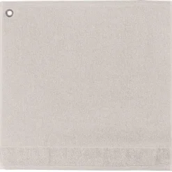 Online WINKLER Essuie mains coloris lin en coton Œillet Curl – 50 x 50 cm