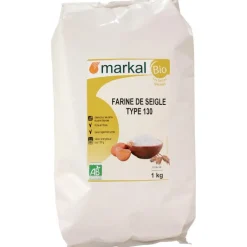 Outlet MARKAL Farine de seigle T130 bio – 1 kg