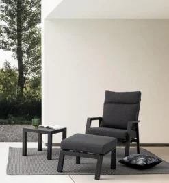 Clearance Fauteuil inclinable KLEDI - Anthracite - BIZZOTTO