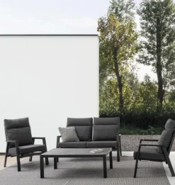 Clearance Fauteuil inclinable KLEDI - Anthracite - BIZZOTTO