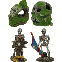 Online TYROL Figurine de pirate et tête de mort
