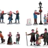 Online LEMAX Figurines assorties pour village de Noël Vail village - 6 pièces