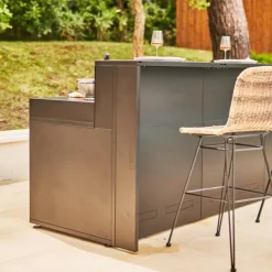 Sale FORGE ADOUR Fileurs x 2 en acier pour meuble support - 16,2 x 3 x 108,2 cm