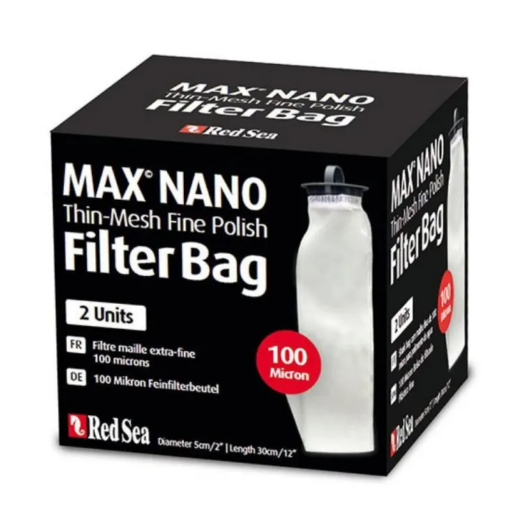 Sale BLUE CORAL Filter Bag Max Nano nylon 100 microns - RED SEA - Lot de 2