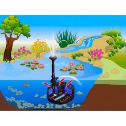 Best BLUE CORAL Filtre + UV + Pompe pour bassin, capacité 9 000L - SUNSUN BASSIN modèle CUF-3800