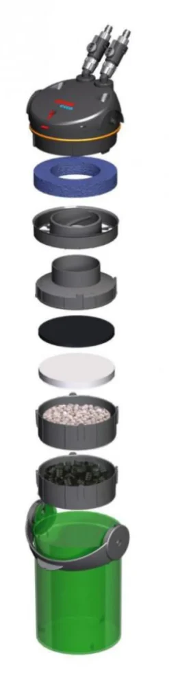 EHEIM Filtre aquarium efficacité élevée, jusqu'à 200L - Ecco Pro 200