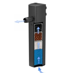 Clearance BLUE CORAL Filtre aquarium grande capacité, AQUATLANTIS Cleansys 600 - 80 à 160L