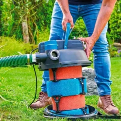 Outlet BLUE CORAL Filtre bassin complet UV et pompe, OASE FiltoClear Set 5000 - pour 5m³