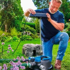 Outlet BLUE CORAL Filtre bassin complet UV et pompe, OASE FiltoClear Set 5000 - pour 5m³