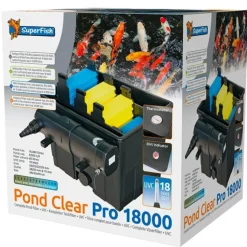 Clearance BLUE CORAL Filtre pour bassin clair Pro, capacité 18000L - SUPERFISH BASSIN