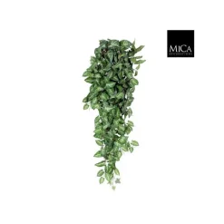 Hot Fittonia artificiel vert en chute 80x30x15 cm