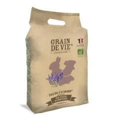Sale GRAIN DE VIE Foin bio à la lavande pour petits mammifères - 25 L