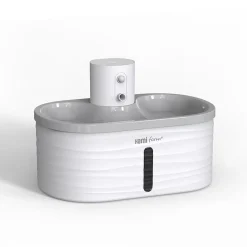 HAMIFORM Fontaine à eau automatique nomade pour petit chien ou chat coloris blanc - 2,5 litres