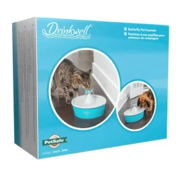 Clearance PETSAFE Fontaine Drinkwell Papillon coloris bleu - 1,5 L