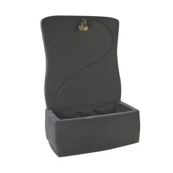 HAIRIE GRANDON Fontaine murale en pierre reconstituée coloris anthracite - 100 cm