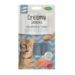 New BUBIMEX Friandise en crème pour chat thon et saumon Creamy x 4 - 60 g