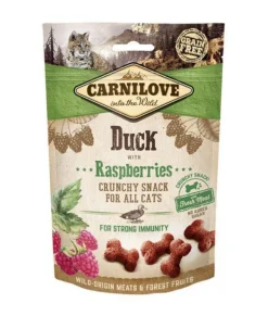Online CARNILOVE Friandise pour chat snack croquant au canard - 50 g