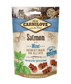 Clearance CARNILOVE Friandise pour chat snack croquant au saumon - 50 g