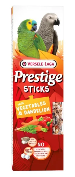 Outlet VERSELE LAGA Friandises pour perroquets Prestige Sticks Légumes & Pissenlit - 2 x 70 g
